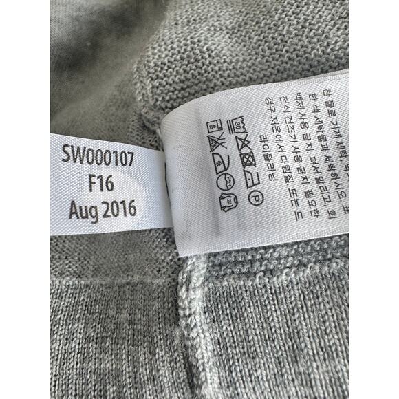 SMARTWOOL Granite Falls Merino Wool Turtleneck Gray Sweater Dress in Size Small - Picture 6 of 8